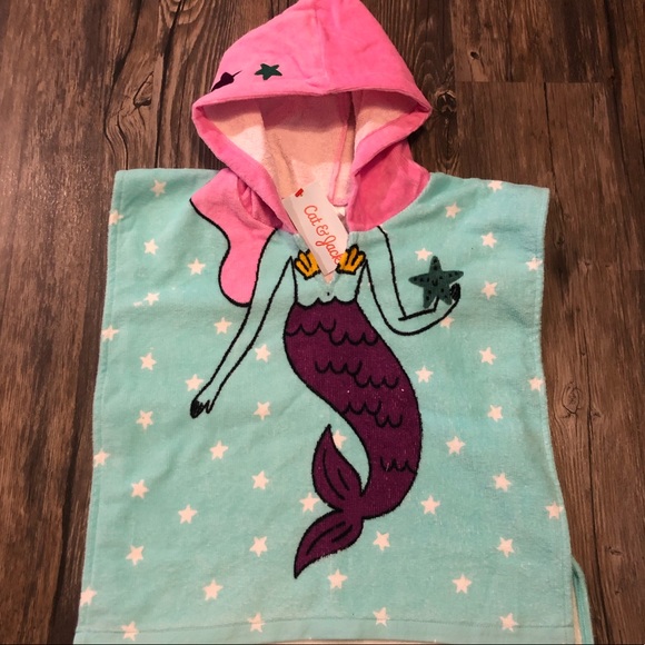 Cat & Jack Other - 🎁HP🎁Cat & Jack Mermaid Hooded Beach Cover-Up
